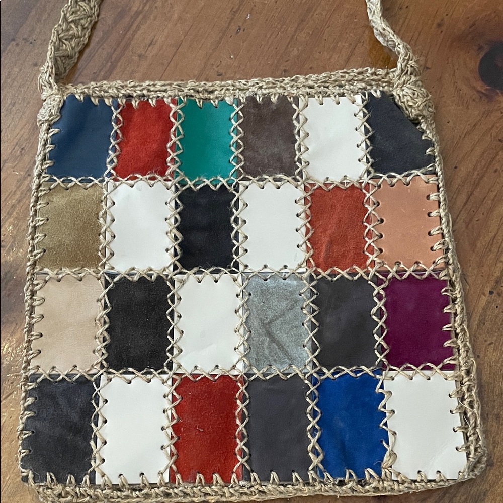 Patchwork Multi-Color Crossbody Bag - image 2